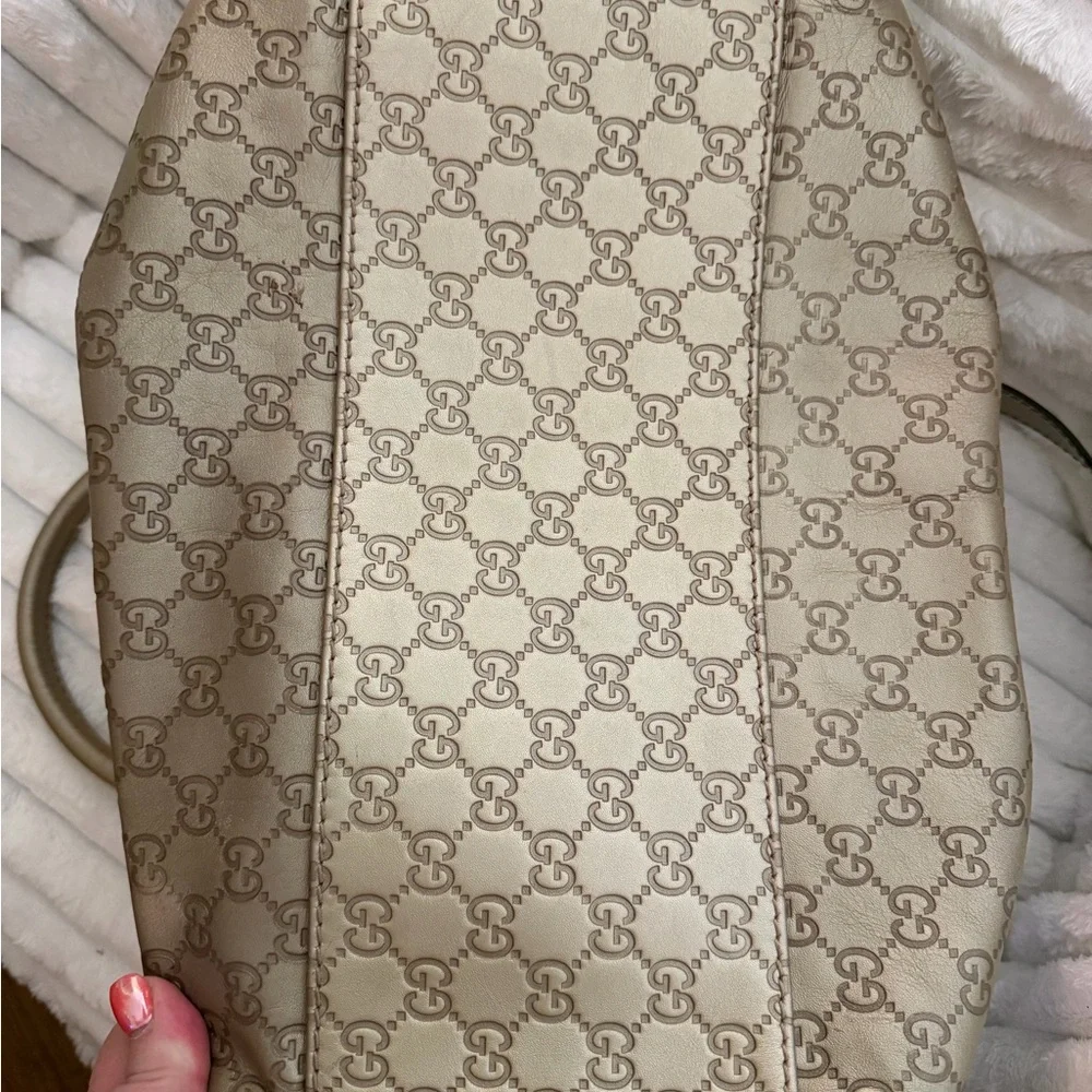 Gucci GG Monogram Leather Sukey Boston Bag